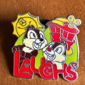 Chip and Dale Disney pin “LAUGH” sunshine